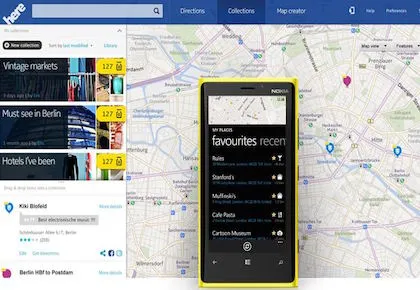 Nokia xem xét khả năng bán HERE Maps