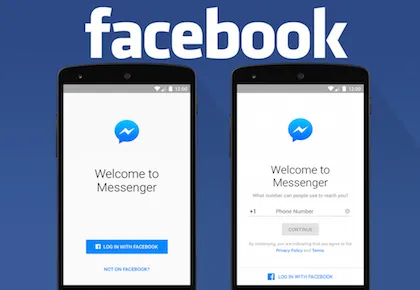 Dùng Facebook Messenger không cần tài khoản