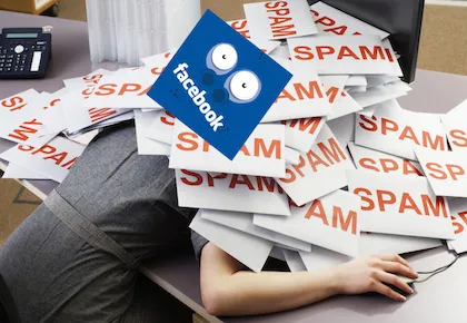 Người dùng Facebook bị 'dội bom' mỗi ngày