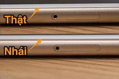 Cách nhận biết iPhone 6 Plus nhái