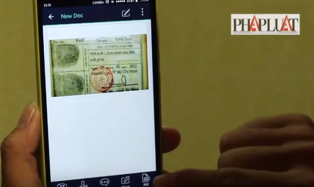 Số hóa giấy tờ quan trọng bằng smartphone