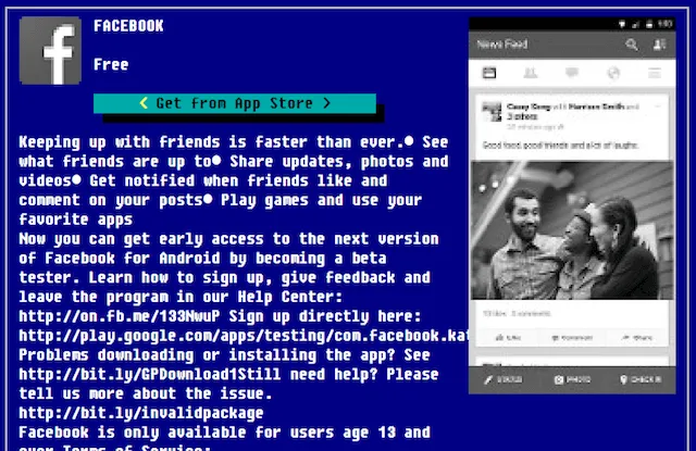 Trải nghiệm App Store và Google Play theo phong cách xưa