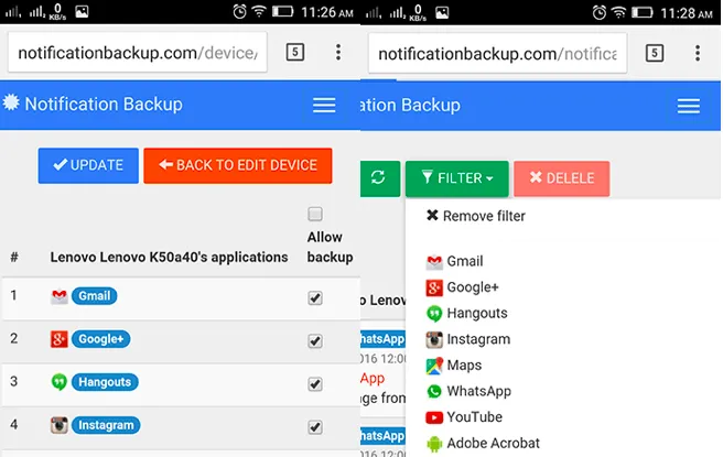 Sao lưu và quản lý toàn bộ thông báo trên Android