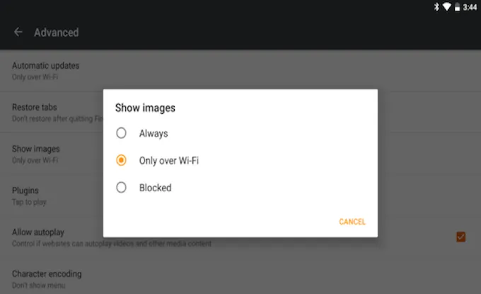 Tăng tốc tải trang web với Firefox 45