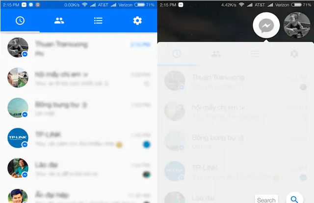 Cách kích hoạt giao diện 'phẳng' cho Messenger
