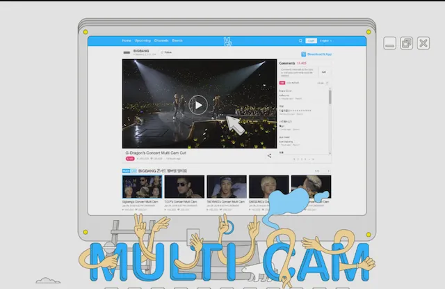 Chọn xem góc quay yêu thích với công nghệ Multi-Cam