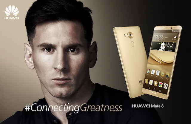 Lionel Messi chính thức trở thành đại sứ thương hiệu Huawei