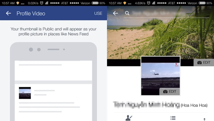 Cách sử dụng video làm ảnh đại diện Facebook trên Android