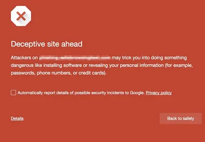 Google bảo vệ người dùng khỏi các trang web lừa đảo