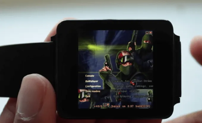 Đã có thể chơi Counter-Strike ngay trên cổ tay