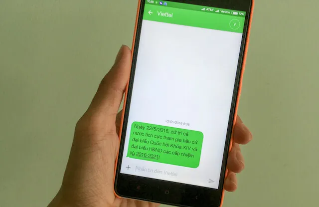 Nhà mạng đồng loạt nhắn tin mời công dân đi bầu cử