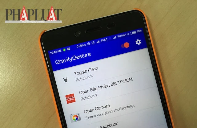 Cách điều khiển smartphone mà không cần chạm