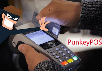 Đánh cắp tiền trên thẻ tín dụng bằng PunkeyPOS