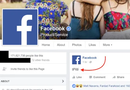 Facebook bị hack hay nhân viên say rượu?