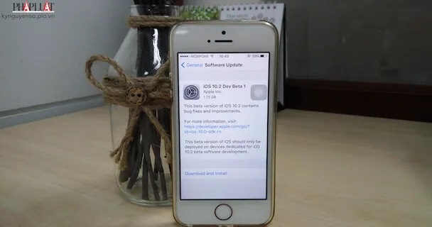 Apple phát hành iOS 10.2 Beta với nhiều cải tiến
