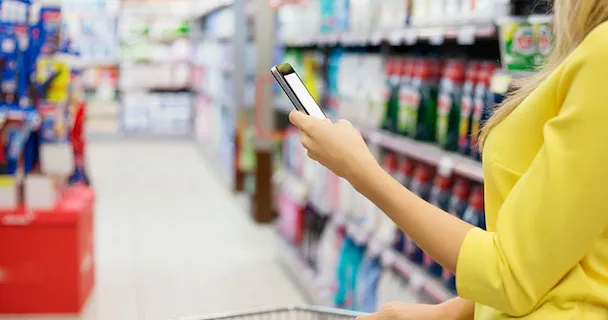 Mua sắm trên smartphone đang dần phổ biến