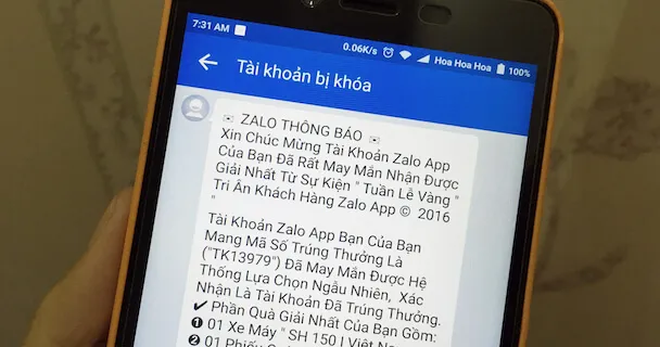 Cẩn trọng với chiêu trò ăn cắp tài khoản Zalo