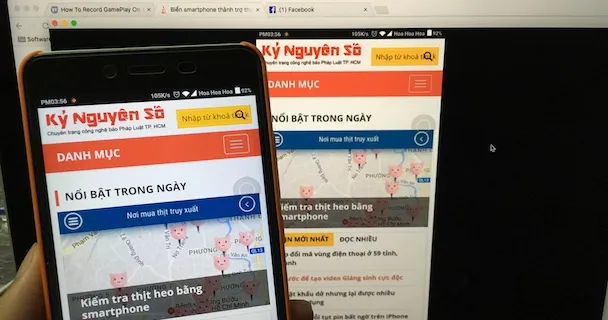 Mẹo chiếu màn hình smartphone lên laptop hoặc tivi