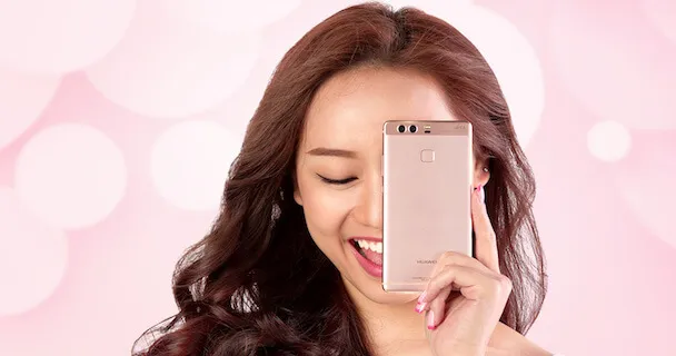 Huawei trình làng phiên bản P9 vàng hồng độc đáo