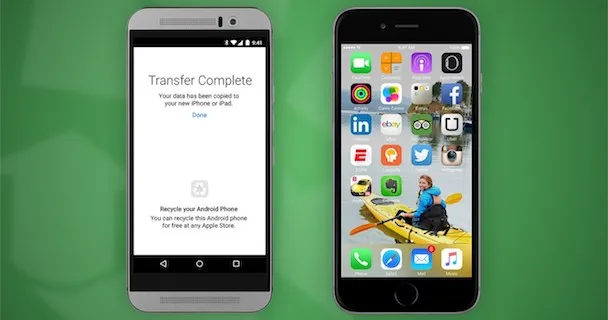 Mẹo chuyển dữ liệu nhanh từ Android sang iPhone