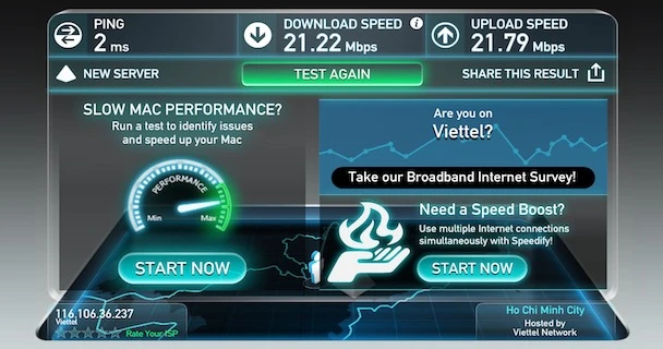 Làm thế nào để biết nhà mạng có bóp băng thông?