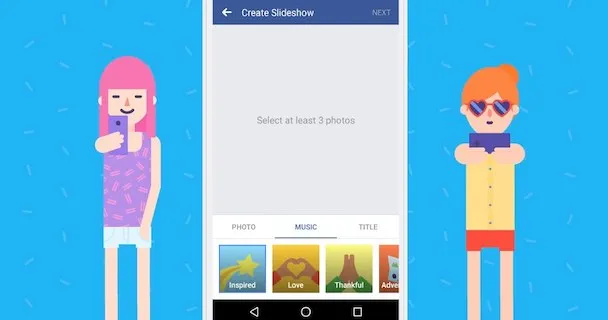 Cách tạo slideshow cực nhanh trên Facebook