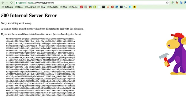 YouTube bất ngờ gặp sự cố không thể truy cập