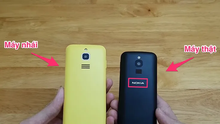 Cách phân biệt Nokia 8810 4G thật và giả 