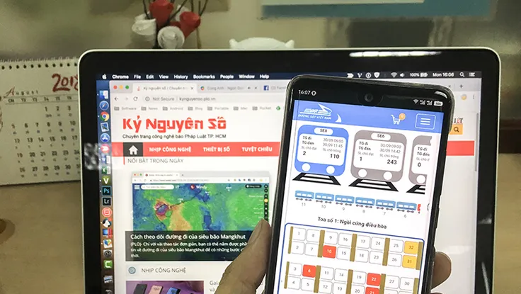 2 cách mua vé tàu Tết 2019 qua mạng