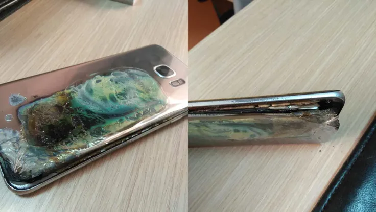 Samsung Galaxy S7 Edge bất ngờ phát nổ