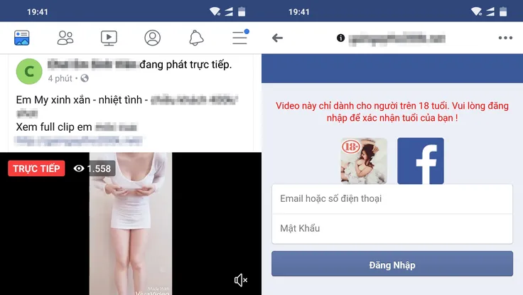 Mất tài khoản Facebook vì xem video khiêu dâm