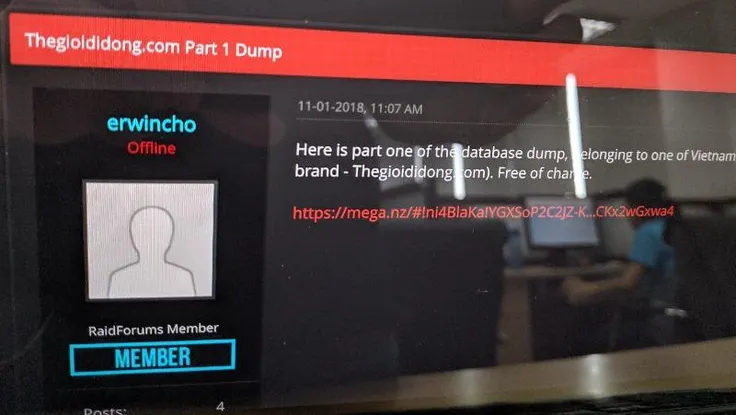 Thế Giới Di Động bị hack làm lộ thông tin khách hàng?