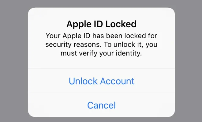 Cách mở lại Apple ID khi bị khóa