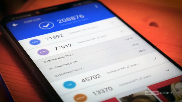 Những mẫu điện thoại gian lận điểm số trong năm 2018