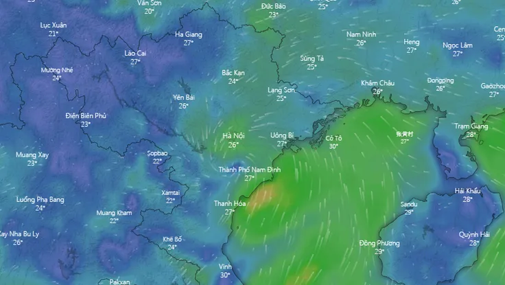 Cách theo dõi tình hình thời tiết sau cơn bão số 3
