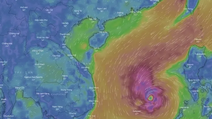 Đường đi của cơn bão số 6 (Nakri) trong vài ngày tới