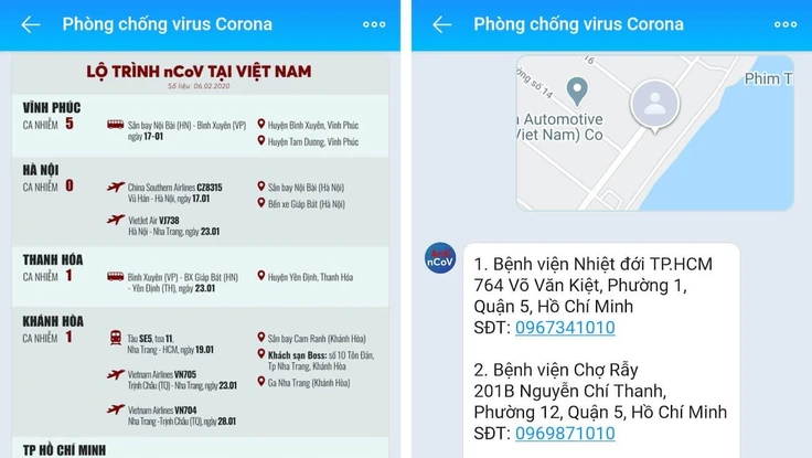 Cách kiểm tra khu vực lây nhiễm virus Corona bằng Zalo