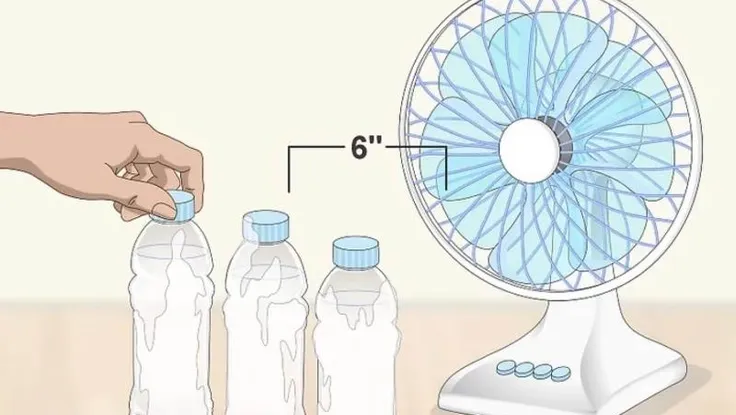 ‘Tự chế’ quạt làm mát tại nhà không tốn tiền trong mùa nóng