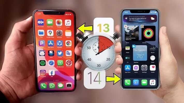 Mất bao lâu để cập nhật iPhone lên iOS 14?