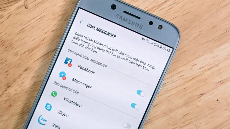 Cách mở 2 tài khoản Facebook cùng lúc trên điện thoại Samsung