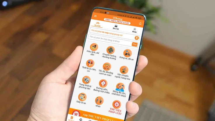 Cách tra cứu mức xử phạt vi phạm giao thông bằng giọng nói