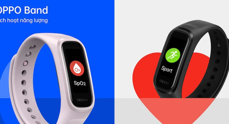 Theo dõi sức khỏe và đo SpO2 liên tục với Oppo Band