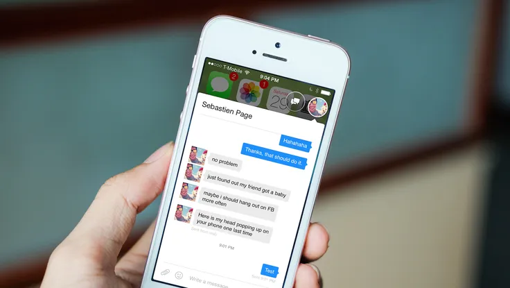 Cách bật bong bóng chat Messenger trên iPhone 