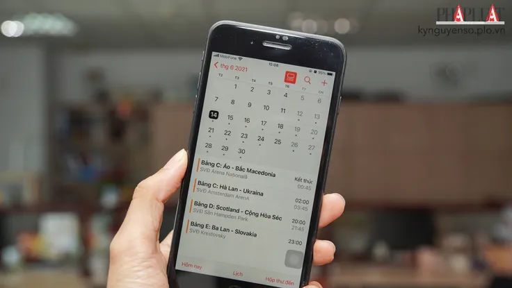 Cách thêm lịch thi đấu Euro 2021 lên iPhone