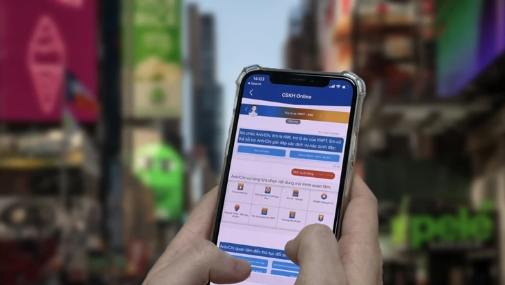 Trải nghiệm '1 chạm' với trợ lý ảo AMI