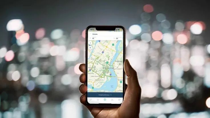 Ứng dụng giúp kiểm tra các khu vực đã có sóng 5G