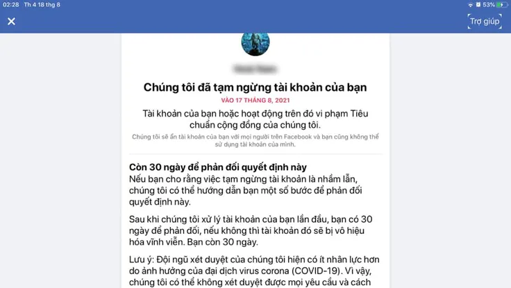 Đây là nguyên nhân khiến nhiều người bị khóa tài khoản Facebook