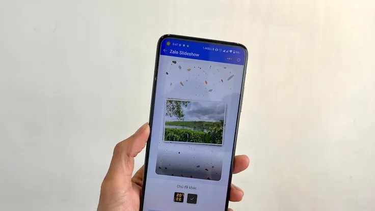 Cách tạo slideshow độc đáo bằng Zalo