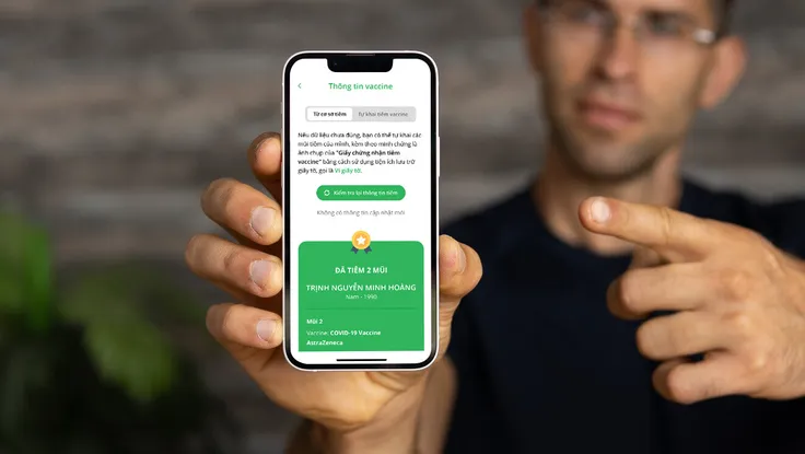 Cách tự cập nhật thông tin mũi tiêm vaccine trên PC-COVID