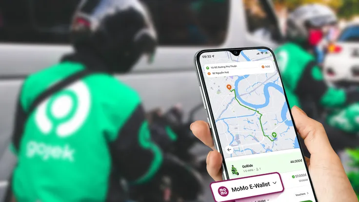 Gojek cho phép người dùng thanh toán bằng MoMo